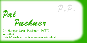 pal puchner business card